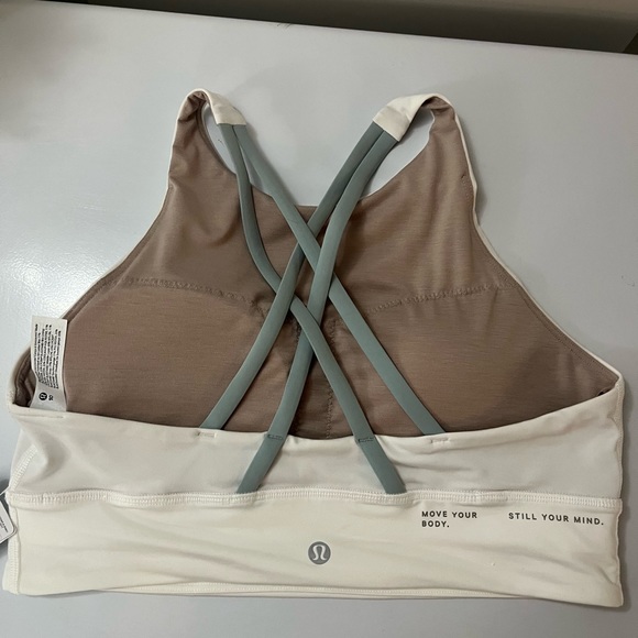 NWT Lululemon High Neck Energy Bra | Size 10 - Picture 4 of 4